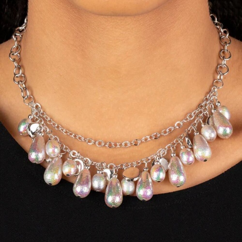Paparazzi ♥ Interstellar Serenity - Silver ♥ Necklace